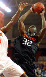 Hurricanes Fall At Clemson, 74-70, In Overtime