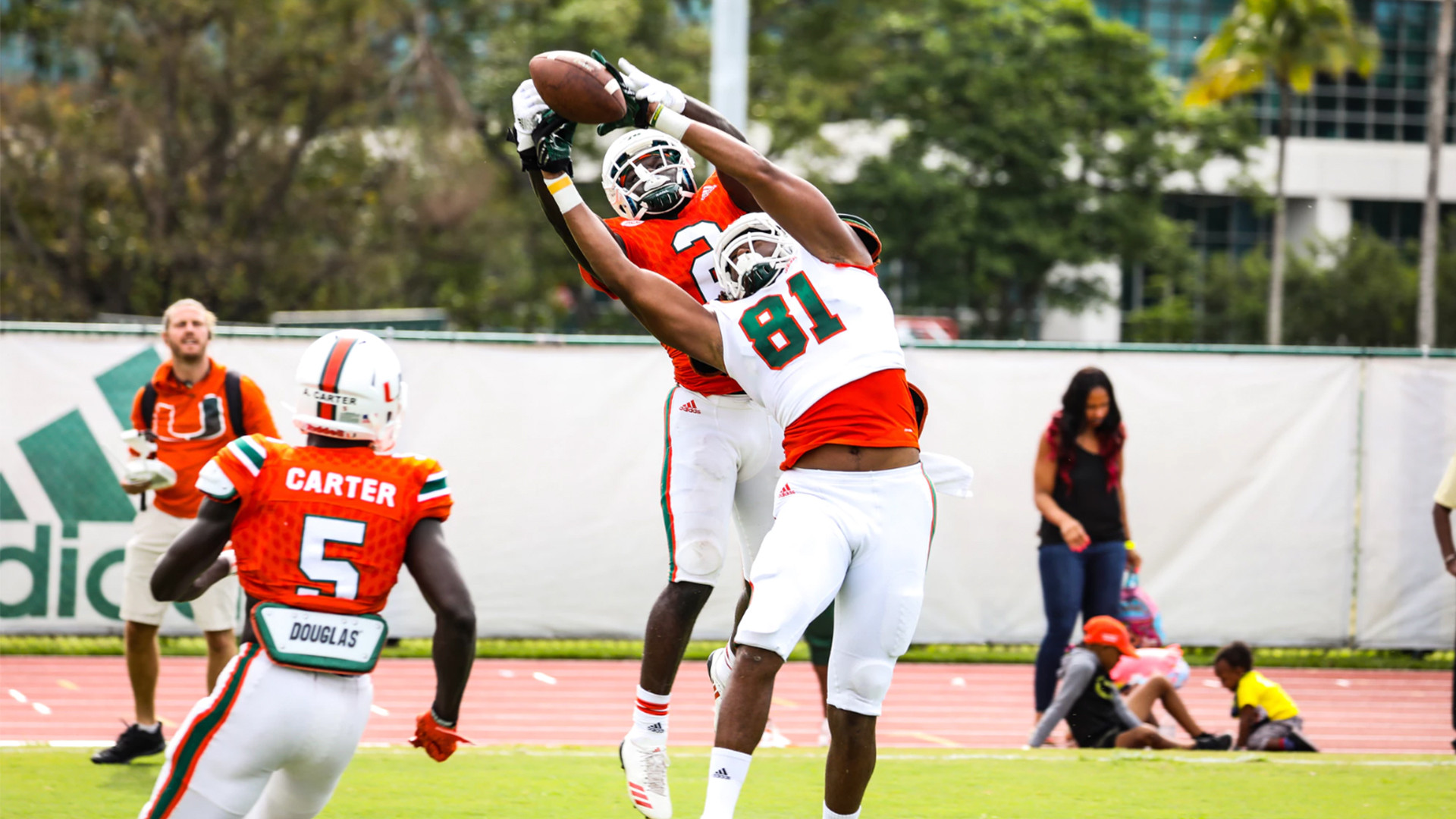 Canes Close Spring with Alumni Scrimmage